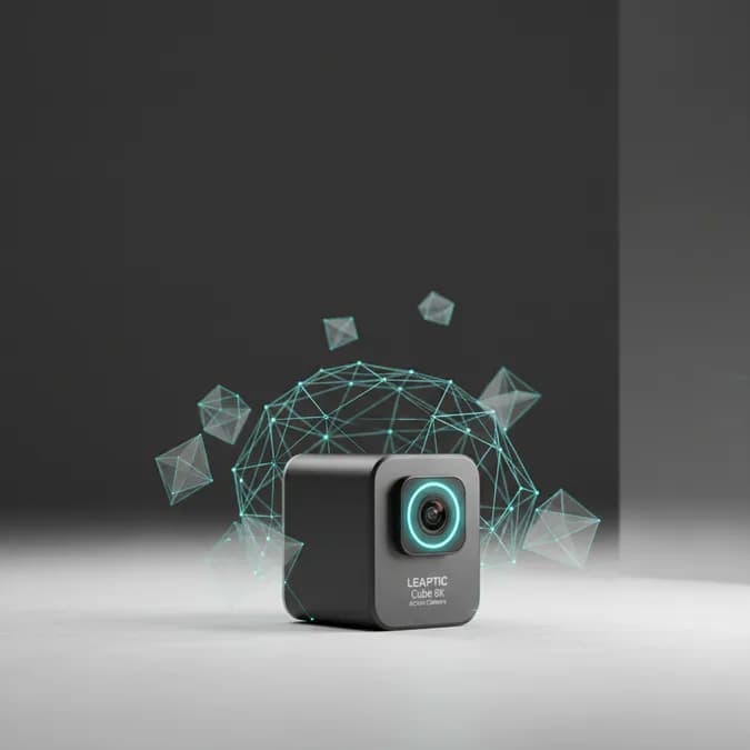 LEAPTIC Cube 8K Action Camera: The Ultimate AI Experience